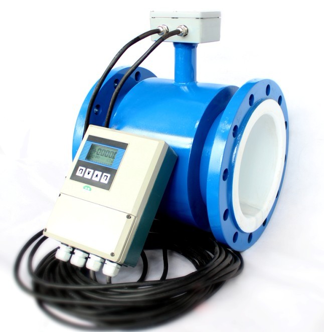 電磁流量計(jì)DN100，分體式，220V供電 ，四氟襯里